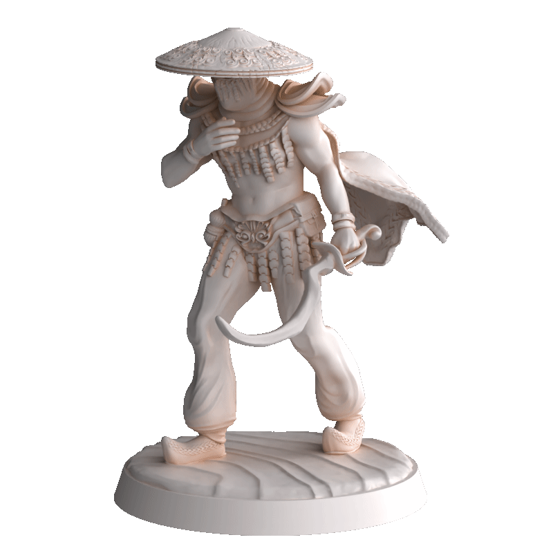 Dungeons & Dragons Male Desert Half-Elf Miniature