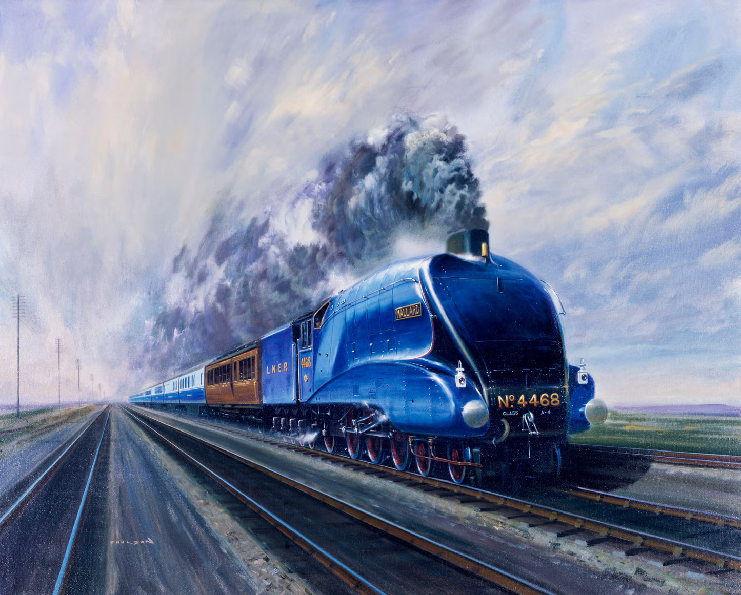 LNER A4 Pacific No. 4468 ‘Mallard’ – Hueforge