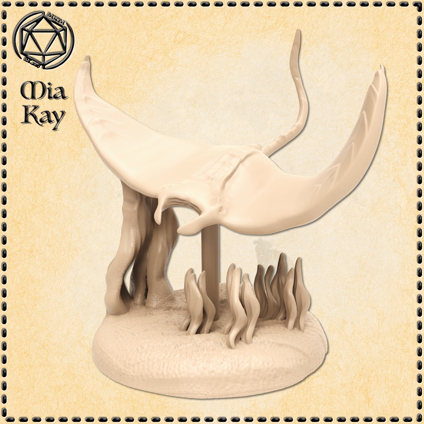 Dungeons & Dragons Manta Ray Miniature