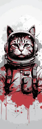 Max the Cat in his Spacesuit ready for his mission to Mars