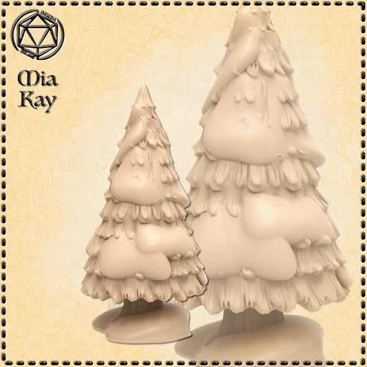 Dungeons & Dragons Medium Snowy Tree Miniature