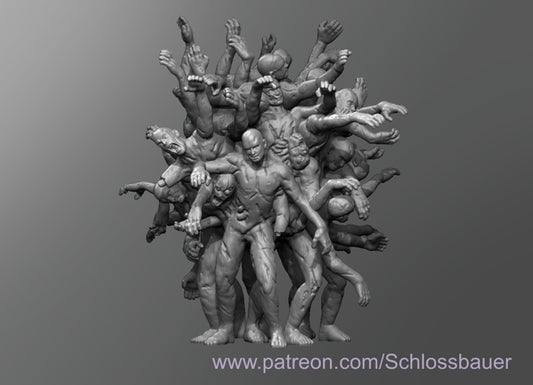 Dungeons & Dragons Merged Zombies Miniature
