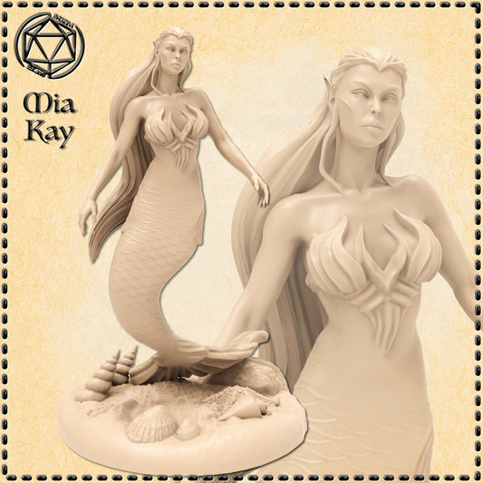 Dungeons & Dragons Mermaid Miniature