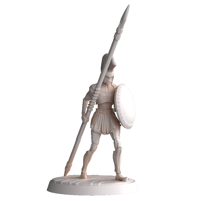 Dungeons & Dragons Metalforged Greek Hoplite Miniature