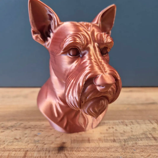 Miniature Schnauzer Bust