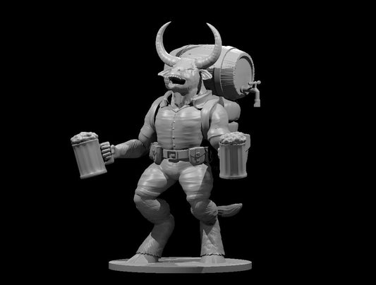 Dungeons & Dragons Minotaur Brewmaster Miniature