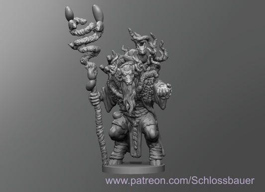 Dungeons & Dragons Minotaur Druid Miniature