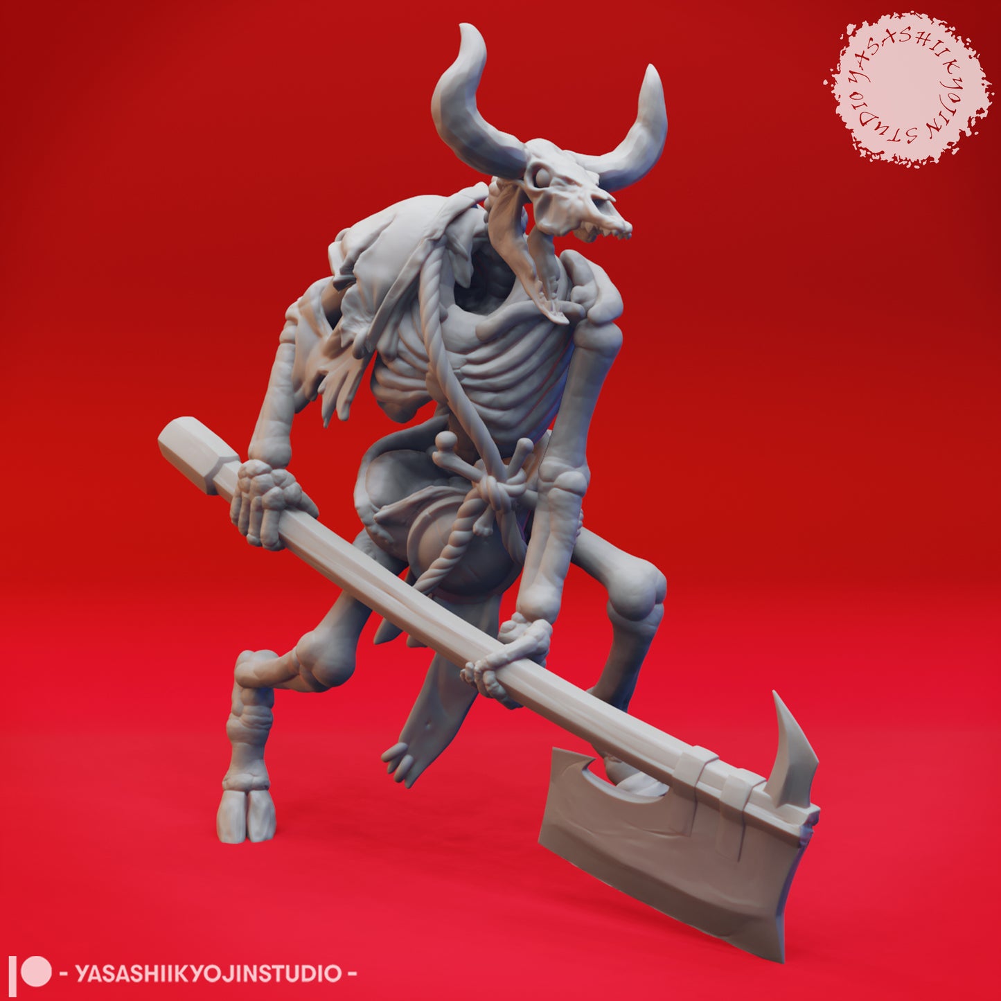 Dungeons & Dragons Minotaur Skeleton Miniature