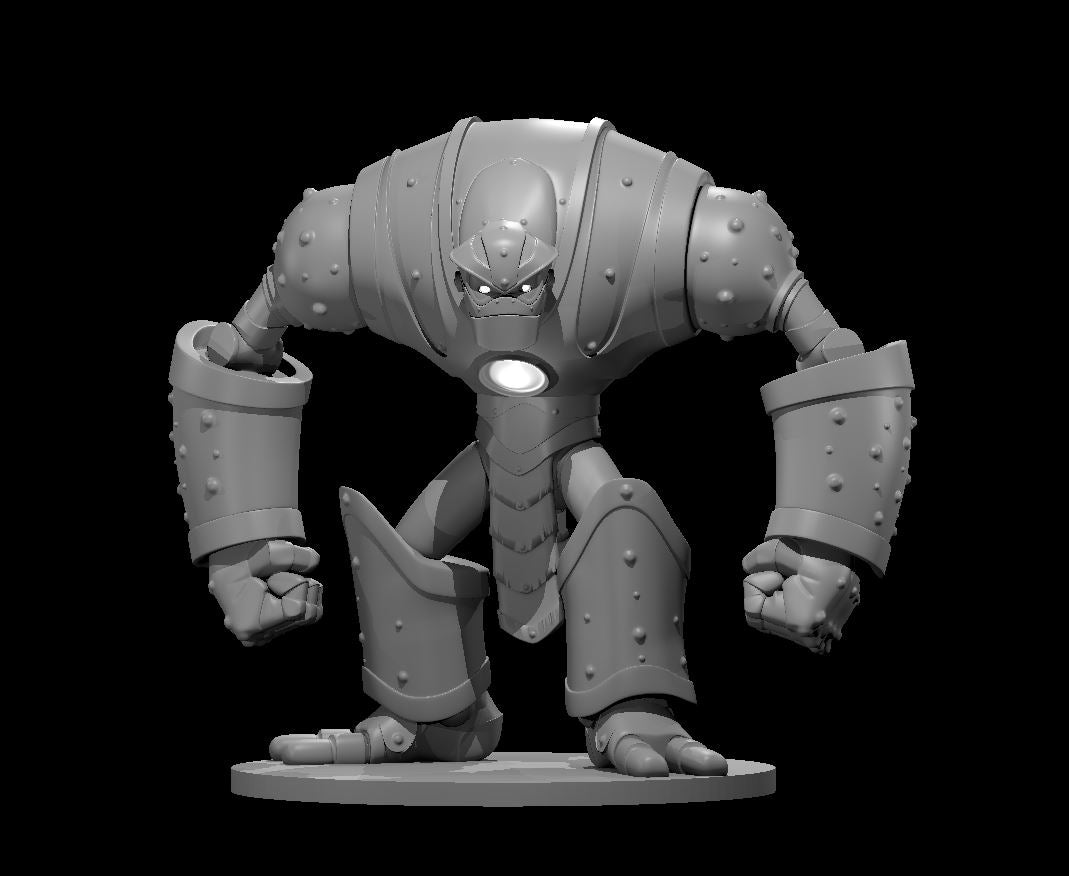 Dungeons & Dragons Mithral Golem Miniature
