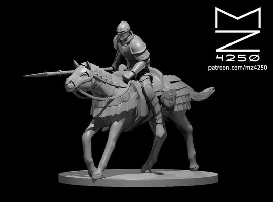 Dungeons & Dragons Mounted Knight Miniature