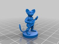 Dungeons & Dragons Mousefolk Bard Miniature