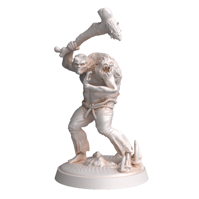Dungeons & Dragons Mutated Cursed Human Miniature