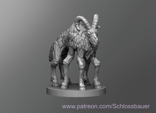 Dungeons & Dragons Mutated Goat Miniature