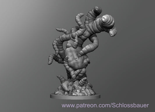 Dungeons & Dragons Mutated Worm Miniature