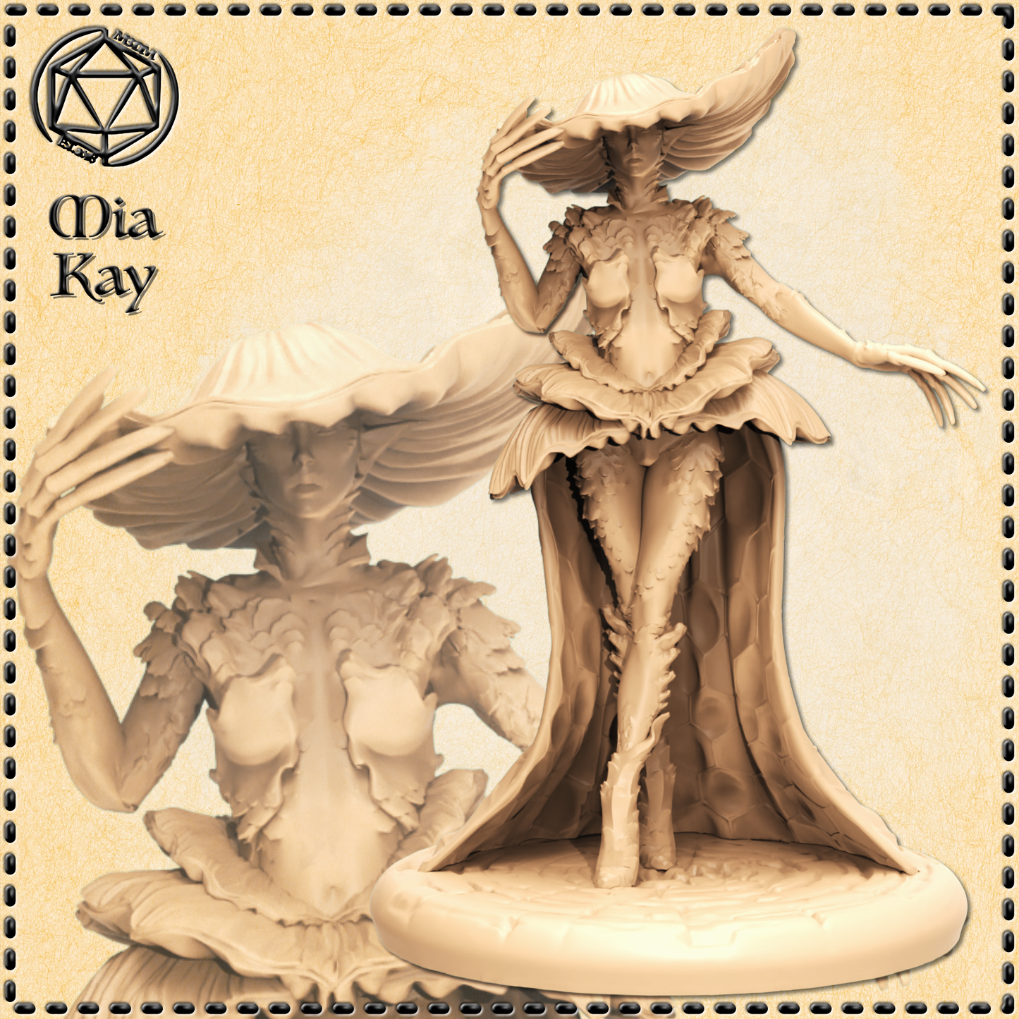 Dungeons & Dragons Myconid Queen Miniature