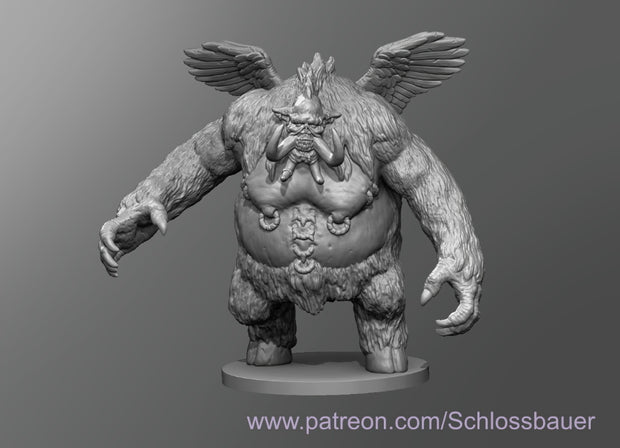 Dungeons & Dragons Nalfeshnee Miniature