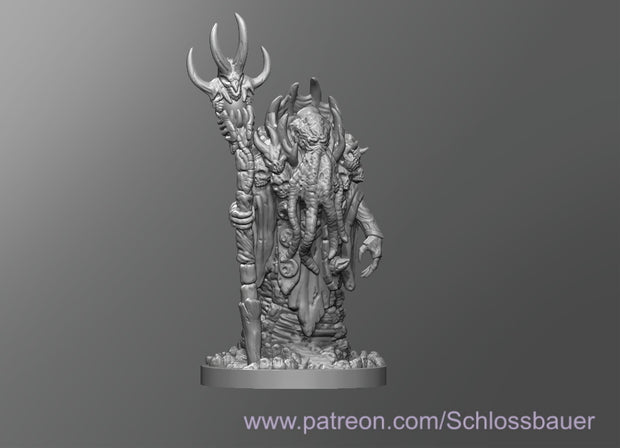 Dungeons & Dragons Necromancer Mindflayer Miniature