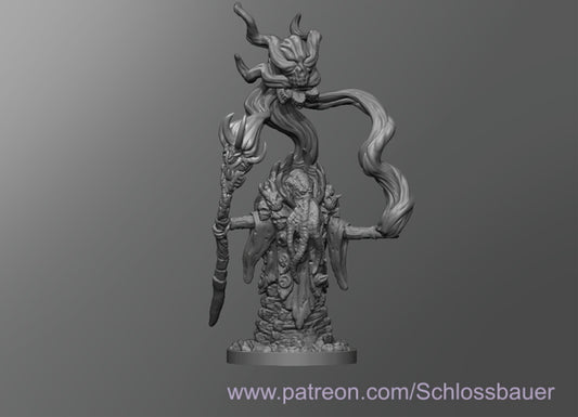 Dungeons & Dragons Necromancer Mindflayer Miniature