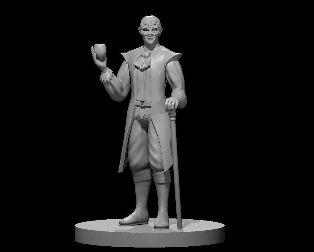 Dungeons & Dragons Noble Male Masquerade Miniature