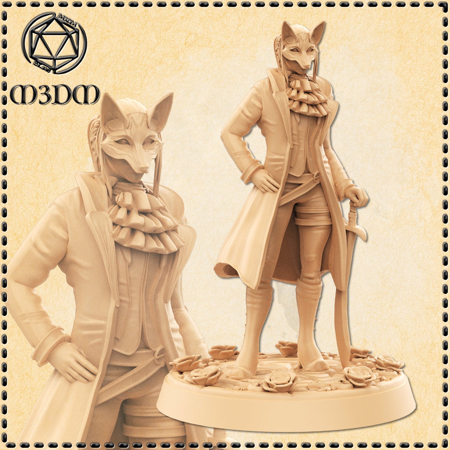 Dungeons & Dragons Noblewoman Rogue Miniature