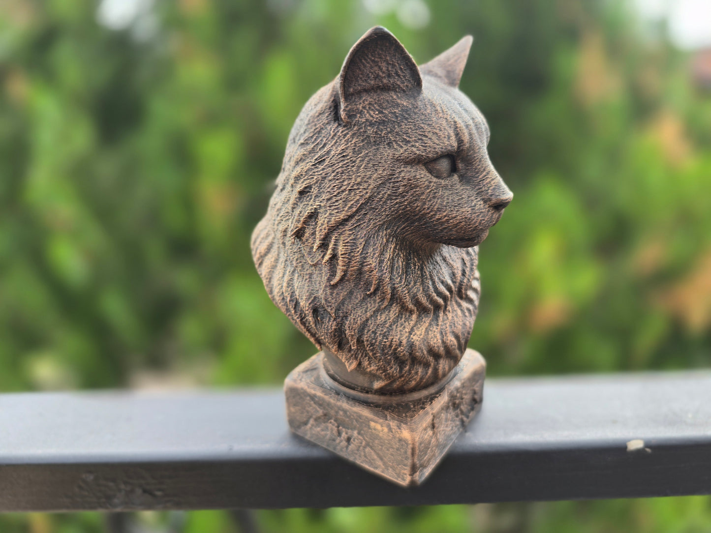 Norwegian Forest Cat Bust