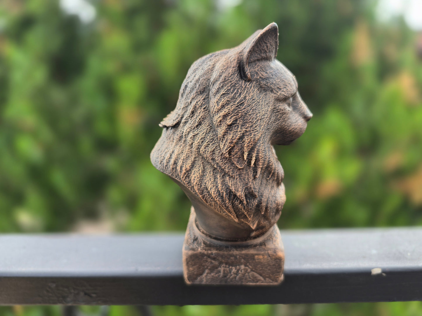 Norwegian Forest Cat Bust