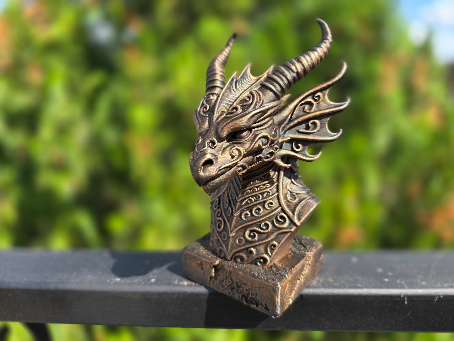Ornamental Dragon Bust