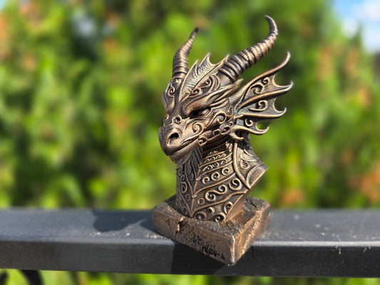 Ornamental Dragon Bust