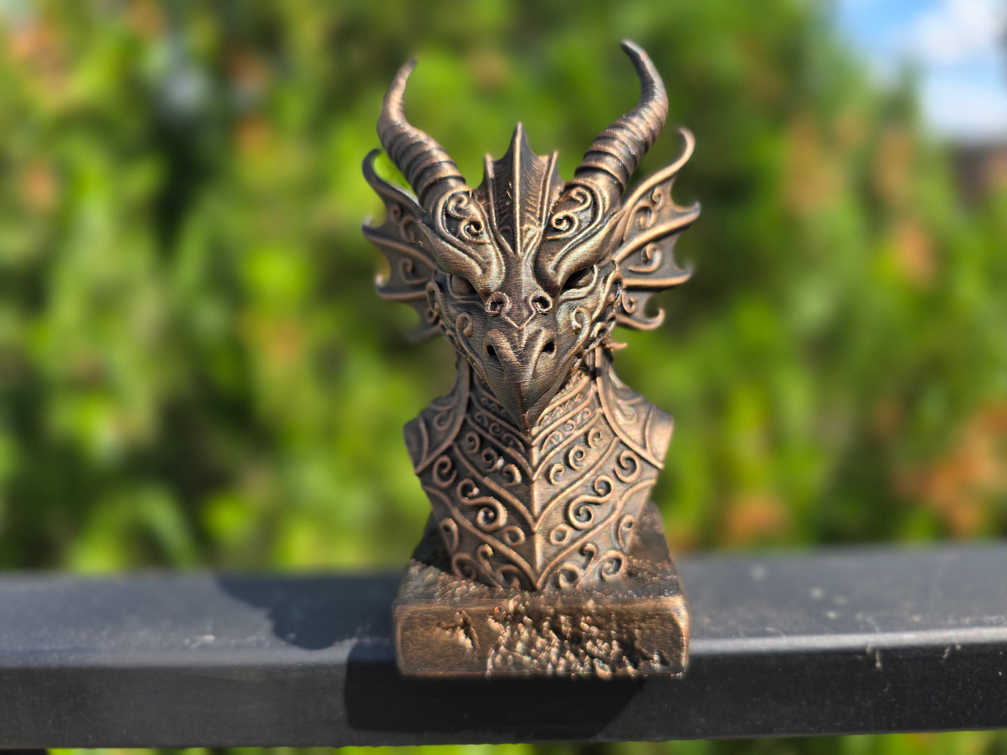 Ornamental Dragon Bust