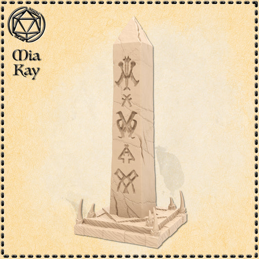 Dungeons & Dragons Obelisk Miniature
