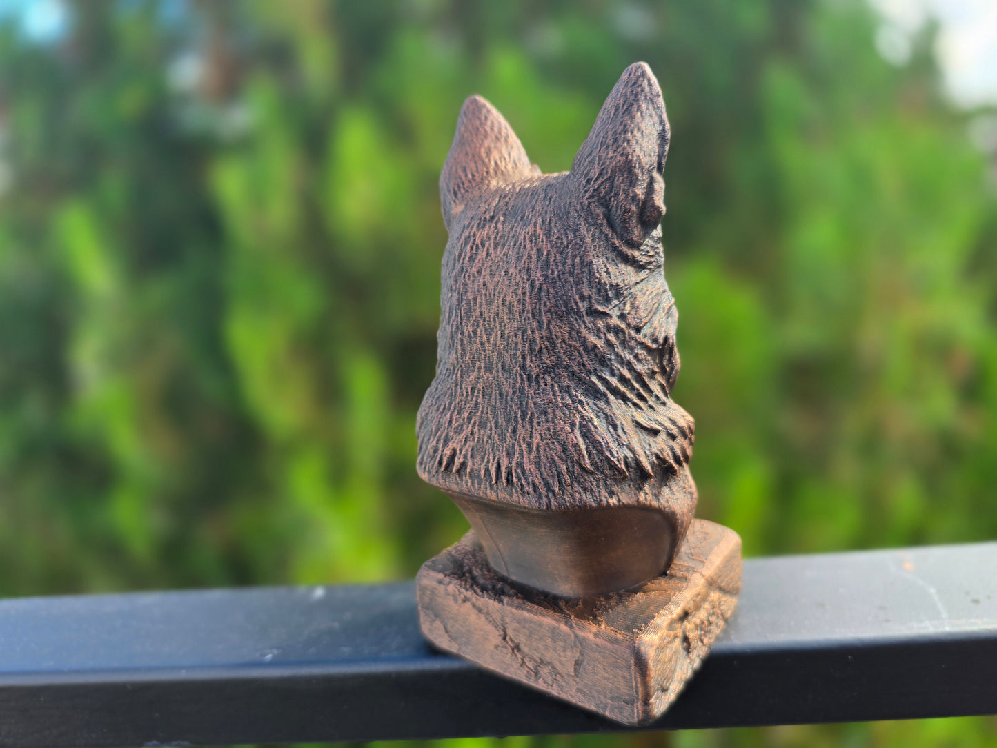 Old German Shepherd Bust