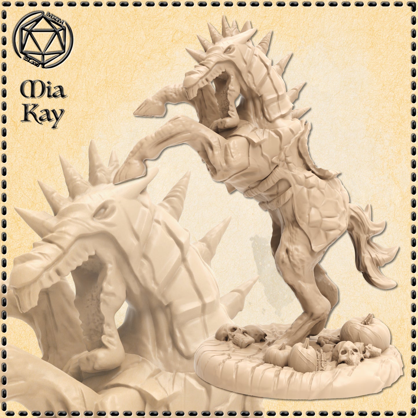 Dungeons & Dragons Monster Horse Miniature