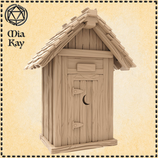 Dungeons & Dragons Outhouse Miniature