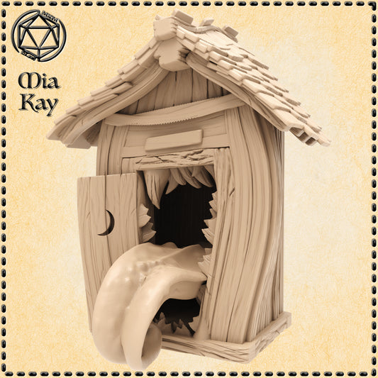 Dungeons & Dragons Outhouse Mimic Miniature