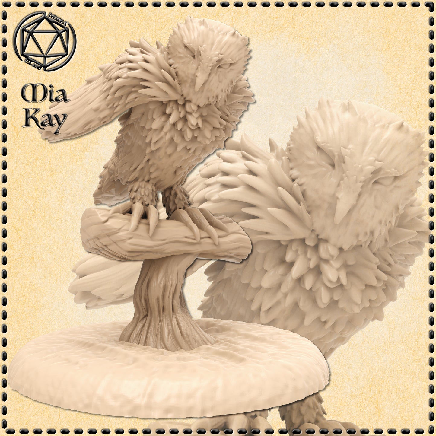 Dungeons & Dragons Owl Miniature