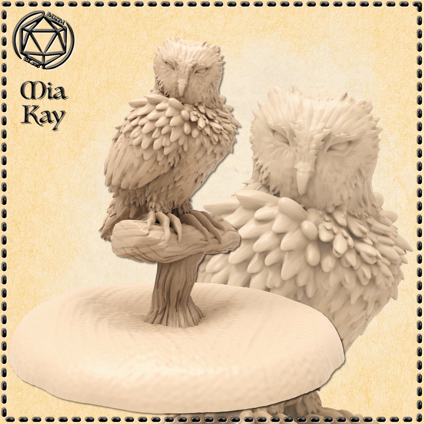 Dungeons & Dragons Owl Miniature