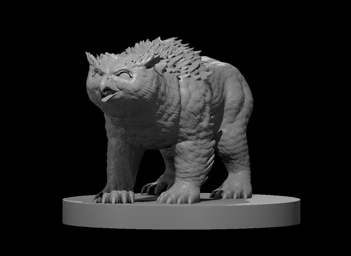 Dungeons & Dragons Owlbear Cub Miniature