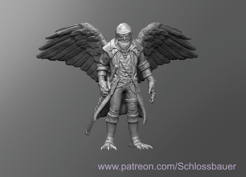 Dungeons & Dragons Owlin Rogue Miniature