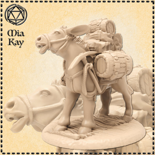 Dungeons & Dragons Pack Mule Miniature