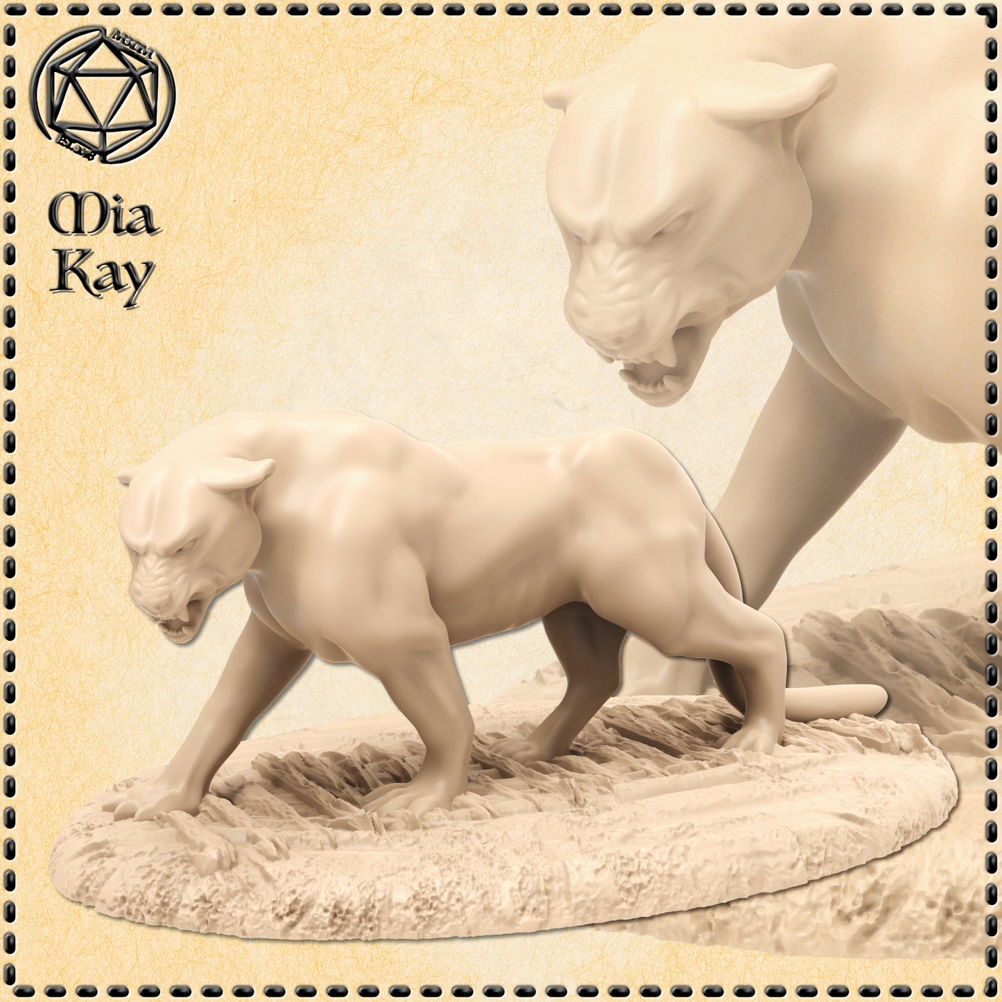 Dungeons & Dragons Panther Miniature