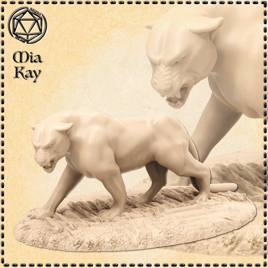 Dungeons & Dragons Panther Miniature