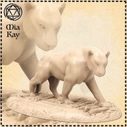Dungeons & Dragons Panther Miniature