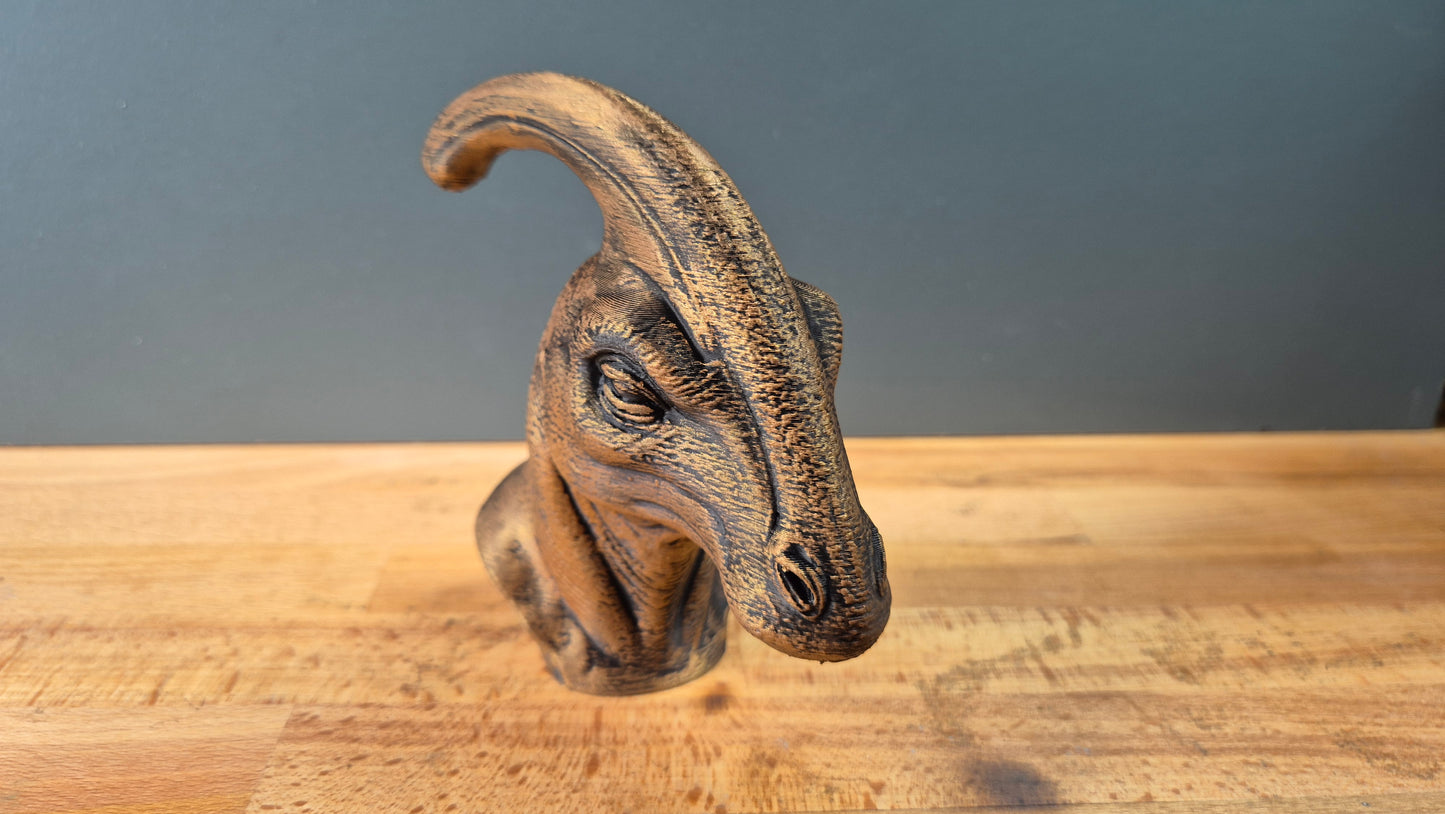 Parasaurolophus Bust
