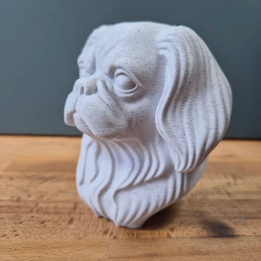 Pekingese Bust