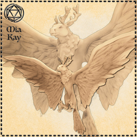 Dungeons & Dragons Peryton Miniature