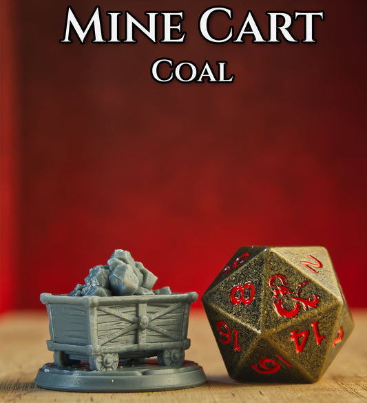 Dungeons & Dragons Mining Cart Miniature