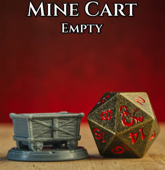Dungeons & Dragons Mining Cart Miniature
