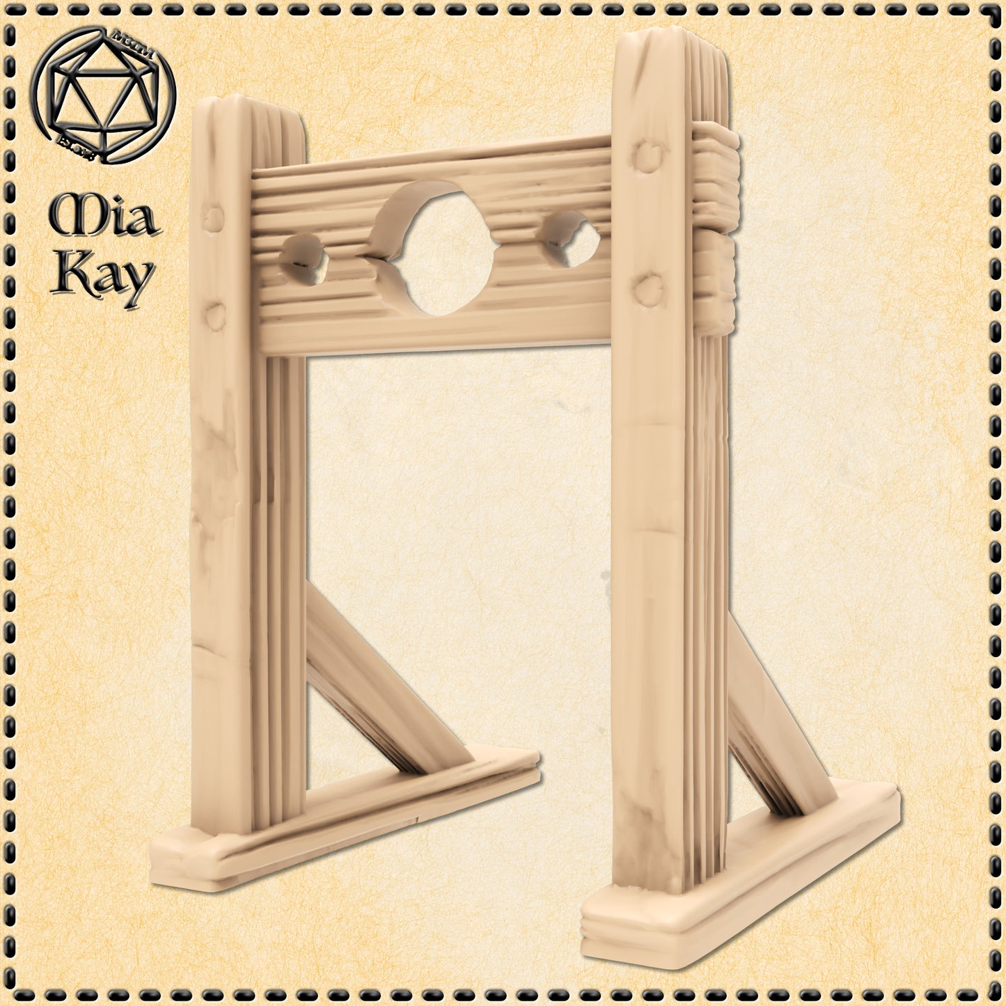 Dungeons & Dragons Pillory Miniature