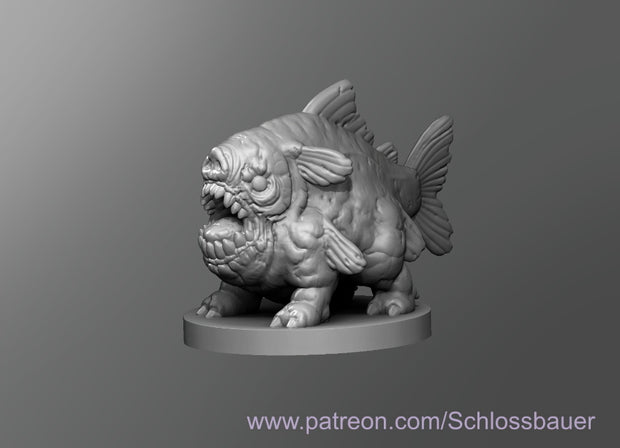 Dungeons & Dragons Piranha Pig Miniature