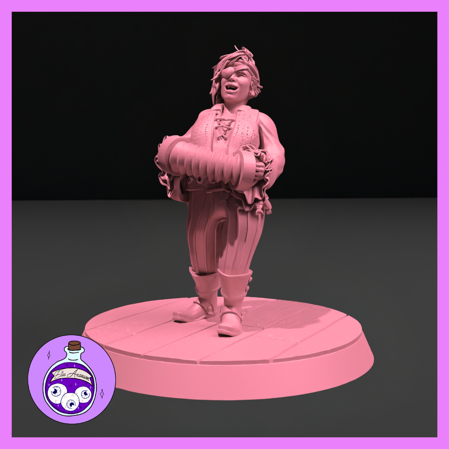 Dungeons & Dragons Pirate Bard Miniature